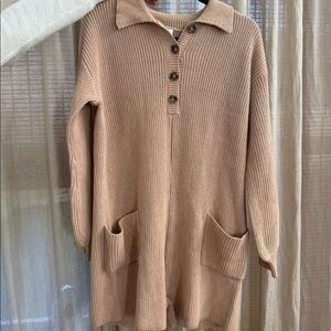 NWT boutique knitted long sleeve romper